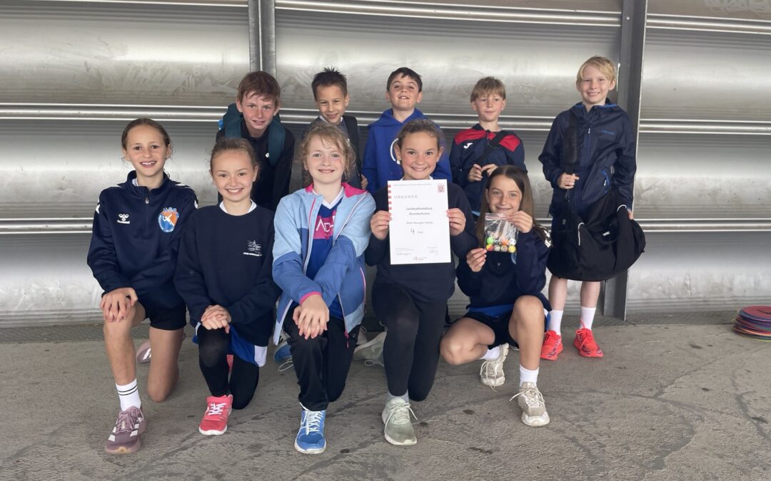 Erfolgreiche Teilnahme am Leichtathletikfest der Wiesbadener Grundschulen